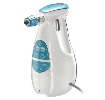 black & decker fss1600 1600-watt handheld steamer (white and blue)