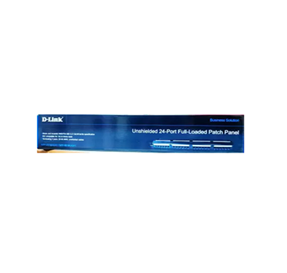d-link cat5 24 port patch panel npp -5e1blk241
