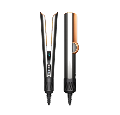 dyson ht01 airstrait hair straightener (bright nickel)