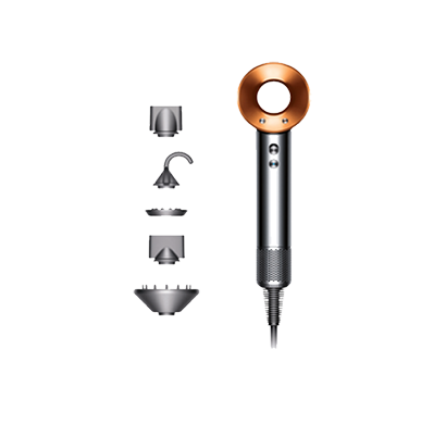 dyson hd08 supersonic hair dryer (nickel copper)
