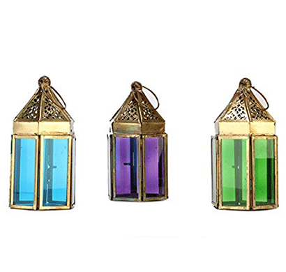 giftease mahir & bros manufacture and exporters iron lantern mblw00223 (pack of 3)