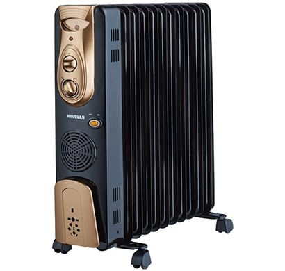 havells 9 fin oil filled radiator 2500w black