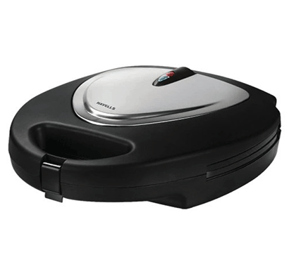 havells toastino stainless steel multigrill sandwich maker 800w (black)