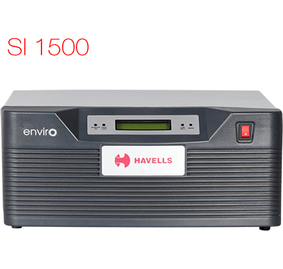 havells - si 1500, pure sine wave inverter, grey, 1 year warranty