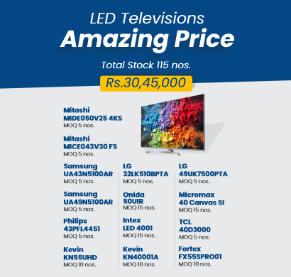 led televisions in bulk - lot a