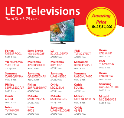 led televisions in bulk - lot b