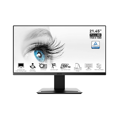 msi pro mp223 21.45 inch full hd lcd monitor