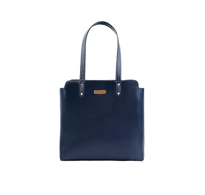 peace n keep oceanic elegance handbag vegan leather (blue)