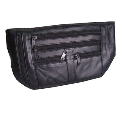 saw 007 leather money pouch black