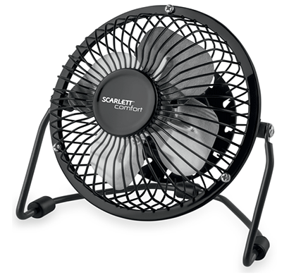 scarlett comfort- sc-df111s03, usb fan, (black)