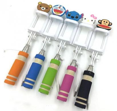 selfie stick compact with wire 1013
