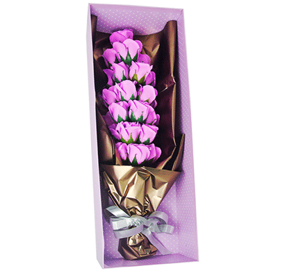 urban chakkar artificial flower bouquet with ribbon