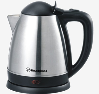 westinghouse - ks18ksm-cg, 1.8 liters, 1800 watts, metal electric kettle, silver, 1 year warranty